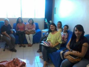 Presidente do COREN-AL em reunião com equipe do Caps e Consultórios de rua