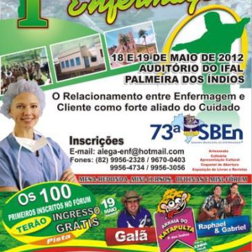 Palmeira dos Índios vai sediar Fórum de Enfermagem