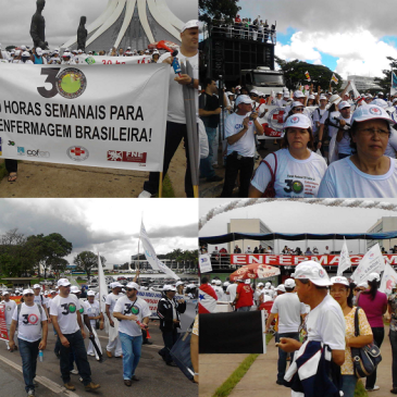 COREN-AL participa da luta pela aprovação das 30 horas