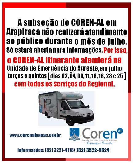 itinerante arapiraca