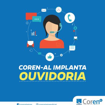 Coren-AL implanta ouvidoria para se aproximar da população