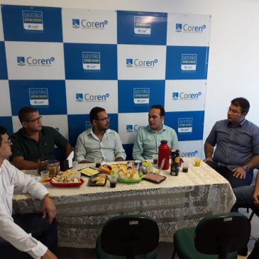 Coren-AL recebe deputado Davi Maia para discutir pautas da enfermagem