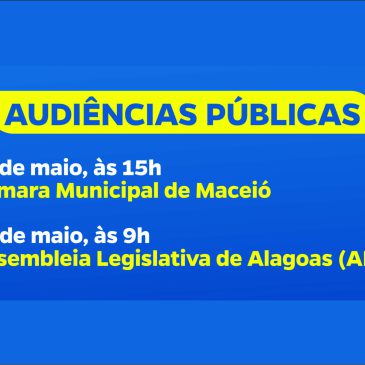Coren-AL participa de audiências públicas na ALE e na Câmara de Vereadores