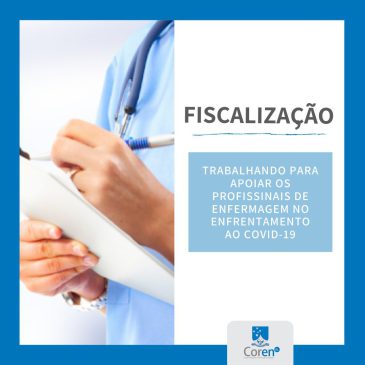 Coren-AL intensifica fiscalização e medidas de combate ao COVID-19