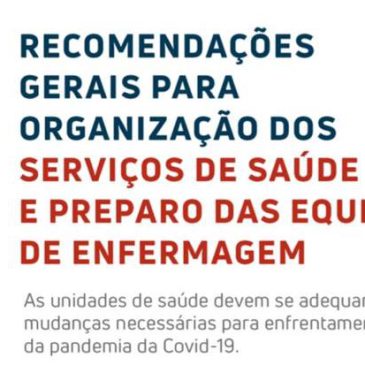Cofen publica diretrizes para serviços de Enfermagem frente o COVID-19