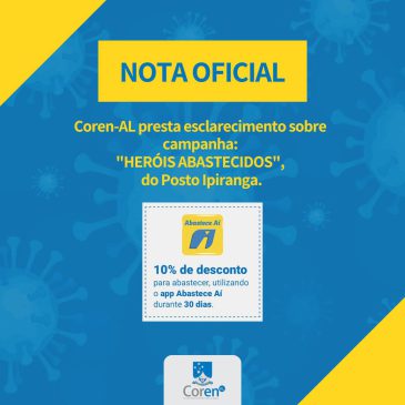 Nota Oficial sobre campanha #HeróisAbastecidos do Posto Ipiranga