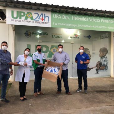 Coren-AL entrega de máscaras doadas pelo Cofen no interior do estado