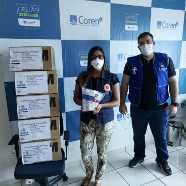 Coren-AL entrega máscaras para Samu Alagoas