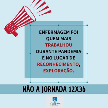 Nota de repúdio contra escala 12×36