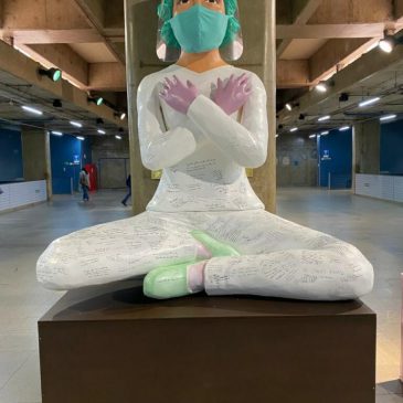 Covid-19: Ação no Metrô-DF chama atenção para trabalho da Enfermagem