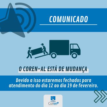Coren-AL inicia mudança para nova sede