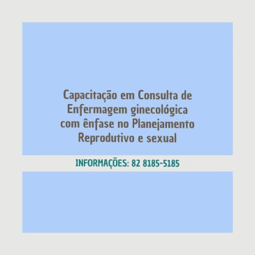 Confira o resultado preliminar do edital de capacitação em Consulta de Enfermagem Ginecológica