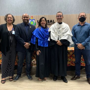 Coren-AL participa da posse do novo mandato do reitor e da vice-reitora da Uncisal