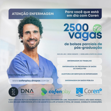 Cofen e Coren-AL disponibilizam mais de 2 mil vagas de cursos de pós-graduação