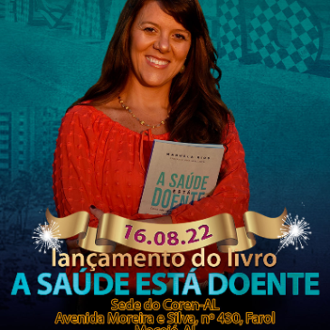 Livro da enfermeira Manuela Rios será lançado no Coren-AL