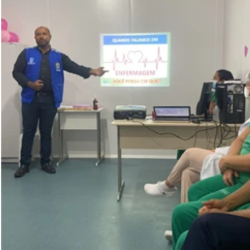 Conselheiro Esvaldo palestra sobre Código de Ética em evento na Upa Jaraguá