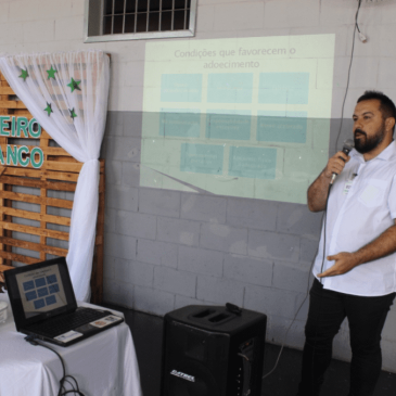 Enfermeiro promove ação sobre saúde mental para trabalhadores do Presídio do Agreste