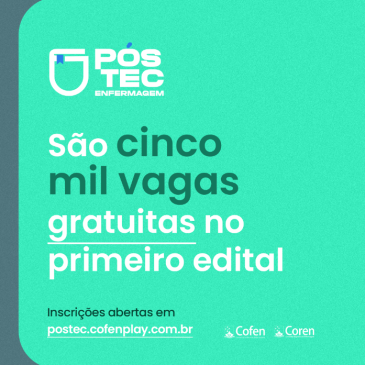 Inscrições para o Pós-Tec Enfermagem finalizam nesta terça-feira (14)