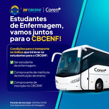Chegou a vez dos estudantes! Vamos juntos ao CBCENF!