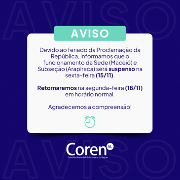 O atendimento será suspenso esta sexta