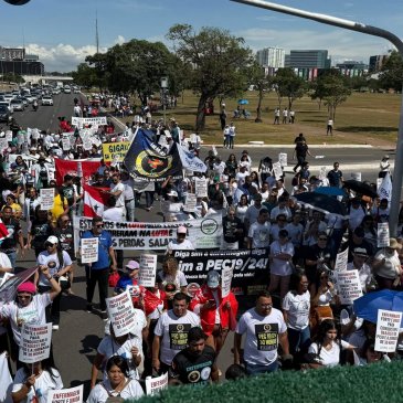 Coren Alagoas marcou presença em ato de reajuste por jornada de 30h