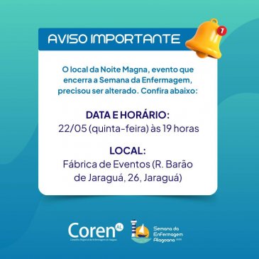 Atenção para as informações sobre o encerramento da SENFA 2025