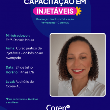 Inscrições abertas para curso prático de injetáveis – do básico ao avançado