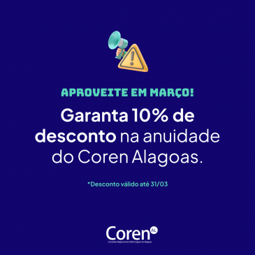 Anuidade 2026: Março é a última oportunidade de obter o desconto exclusivo do ano!