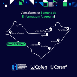 Estão abertas as inscrições da Semana da Enfermagem Alagoana 2026!
