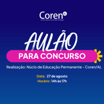 ERRATA – Inscrições abertas: Aulão para Concurso