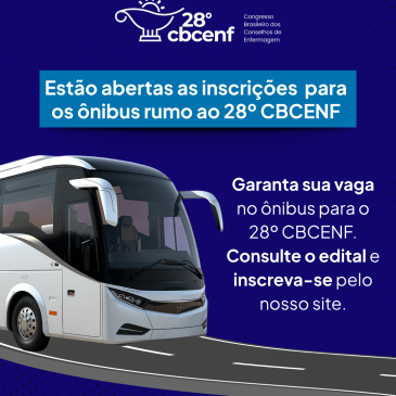 Divulgado formulário de inscrição para transporte ao 28º CBCENF